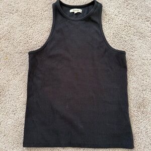 Madewell Ribbed High Neck Tank Top S